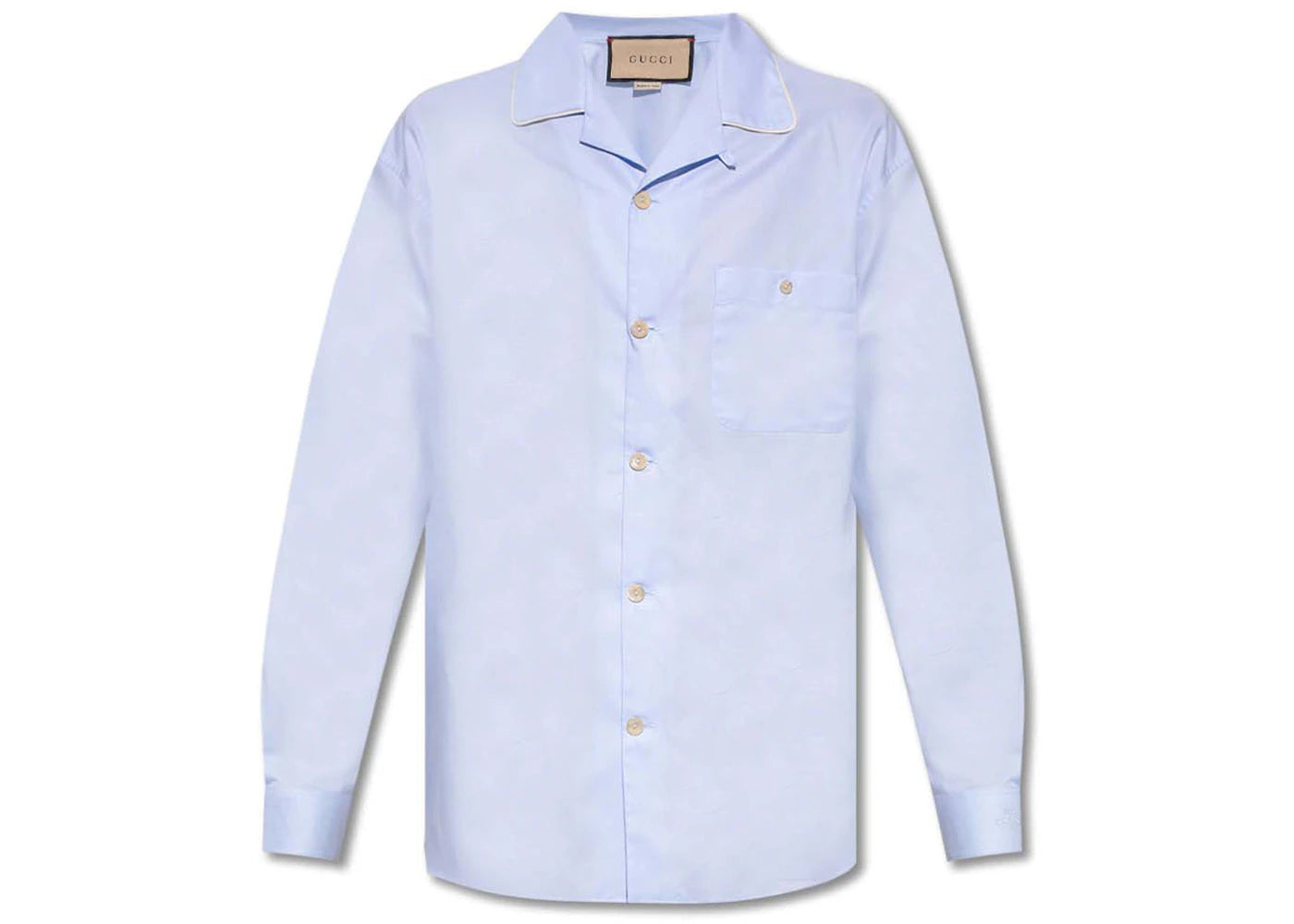 Gucci Oxford Shirt Blue - vue 360