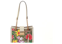 Gucci Padlock GG Schultertasche Flora Ivory