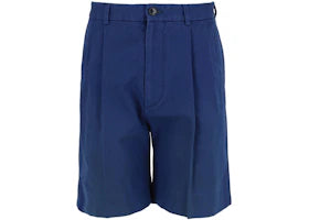 Gucci Pineapple Embroidered Shorts Blue
