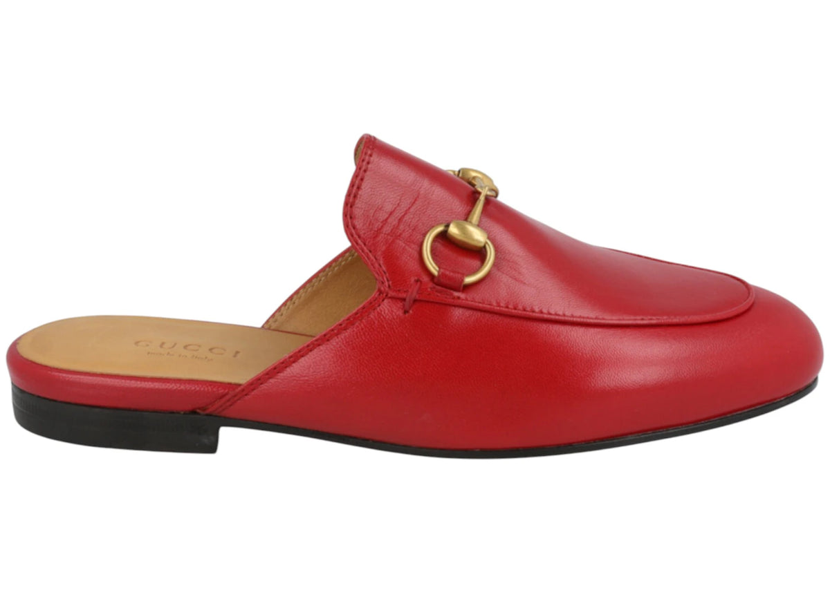 Gucci Princetown Mule Hibiscus Red (Women's) - vue secondaire A
