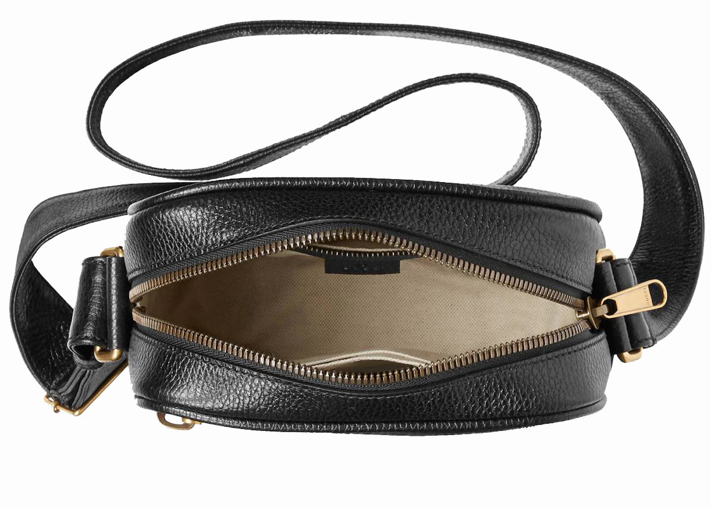 Gucci Print Messenger Bag Vintage Logo Black - vue secondaire B