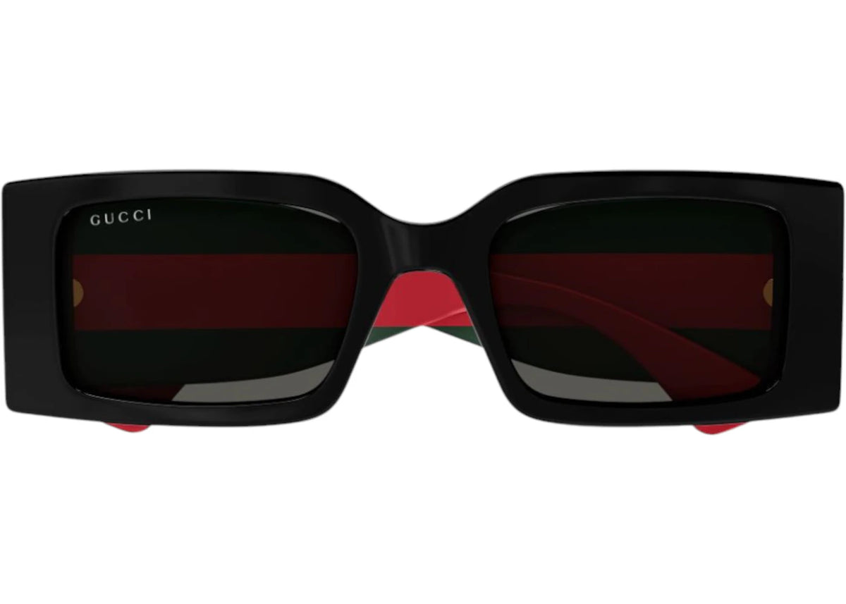 Gucci Rectangle Sunglasses Black Grey (GG1860S-001-52) - vue secondaire B