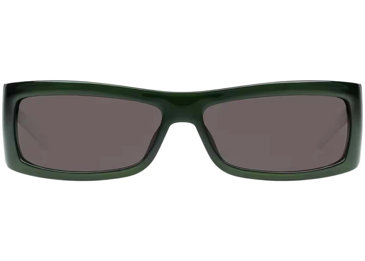Gucci Rectangular Frame Sunglasses Dark Green - vue 360