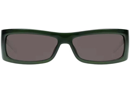 Gucci Rectangular Frame Sunglasses Dark Green - authentic Gucci product