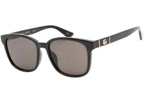 Gucci Rectangular Sunglasses Black/Grey (GG0637SK-001) - authentic Gucci product