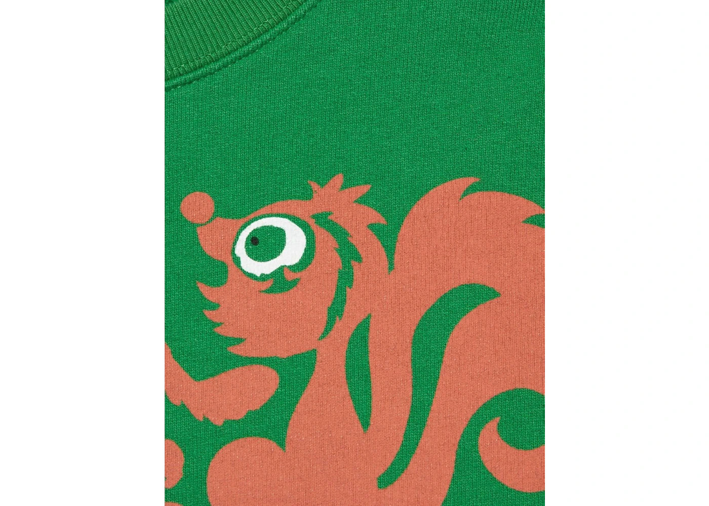 Gucci Retro Gucci Skunk-Print Sweatshirt Grass Green - vue secondaire B