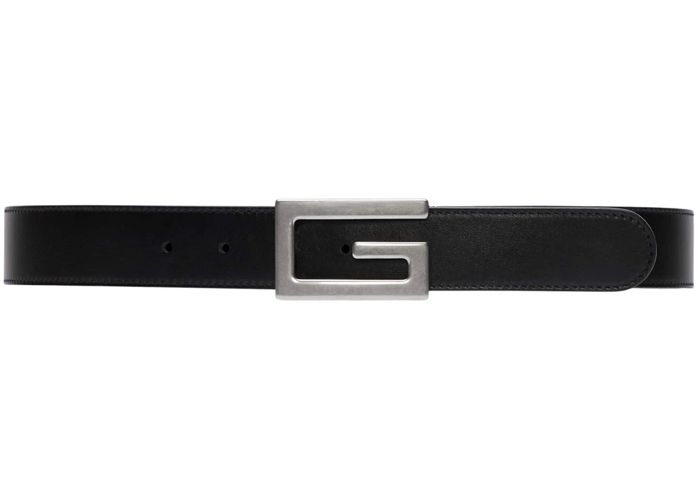 Gucci Reversible Belt with Square G Buckle GG Supreme Black - vue secondaire B