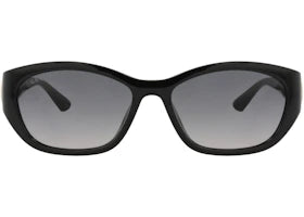 Gucci Round-Frame Injection Sunglasses Black Black Grey (GG1826SK-30015988-008) - vue 360
