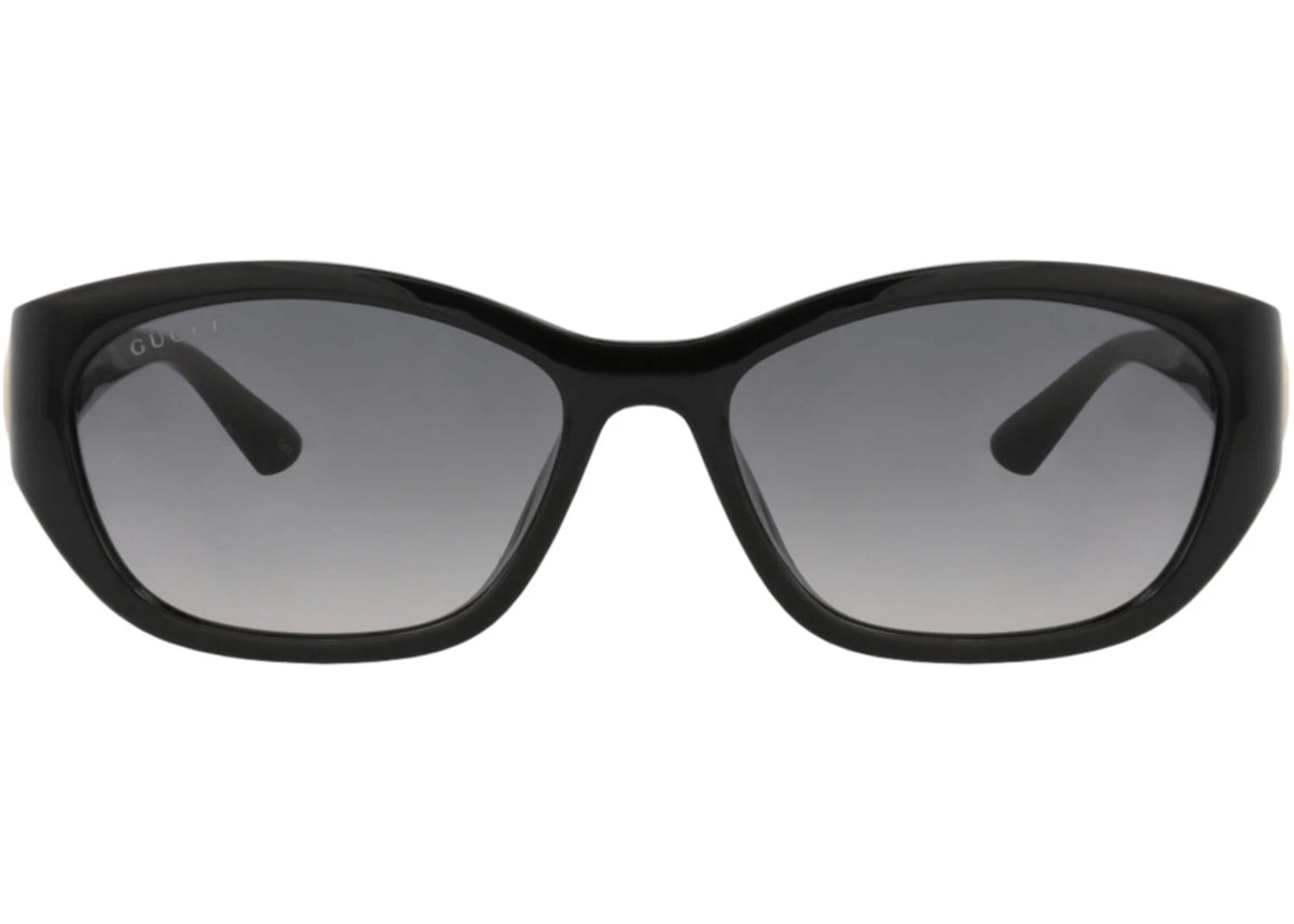 Gucci Round-Frame Injection Sunglasses Black Black Grey (GG1826SK-30015988-008) - vue secondaire A