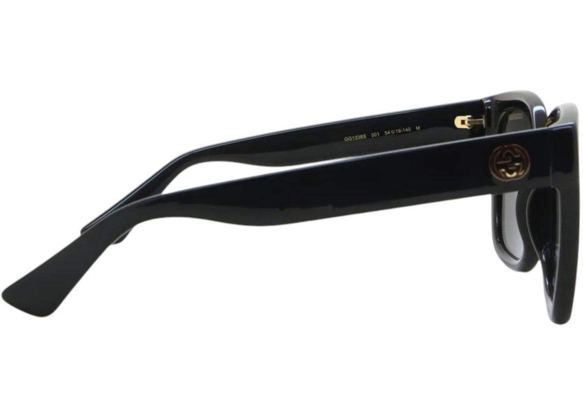 Gucci Round Frame Women (GG1338S001) Sunglasses Black - vue secondaire B