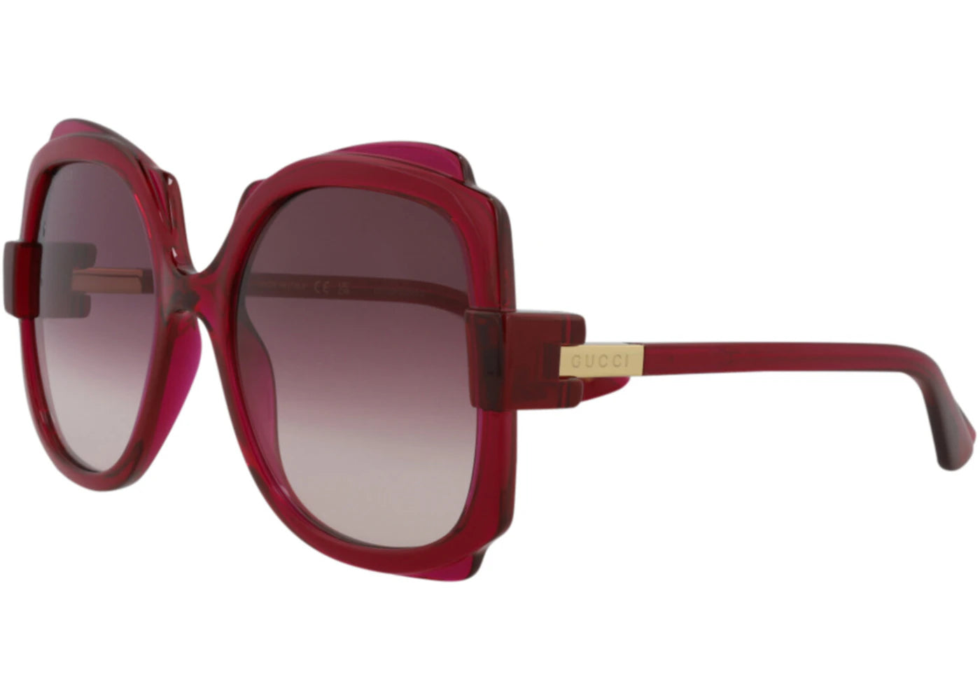 Gucci Round Oval Sunglasses Violet/Violet/Violet (GG1431S-30014433-003) - vue secondaire A