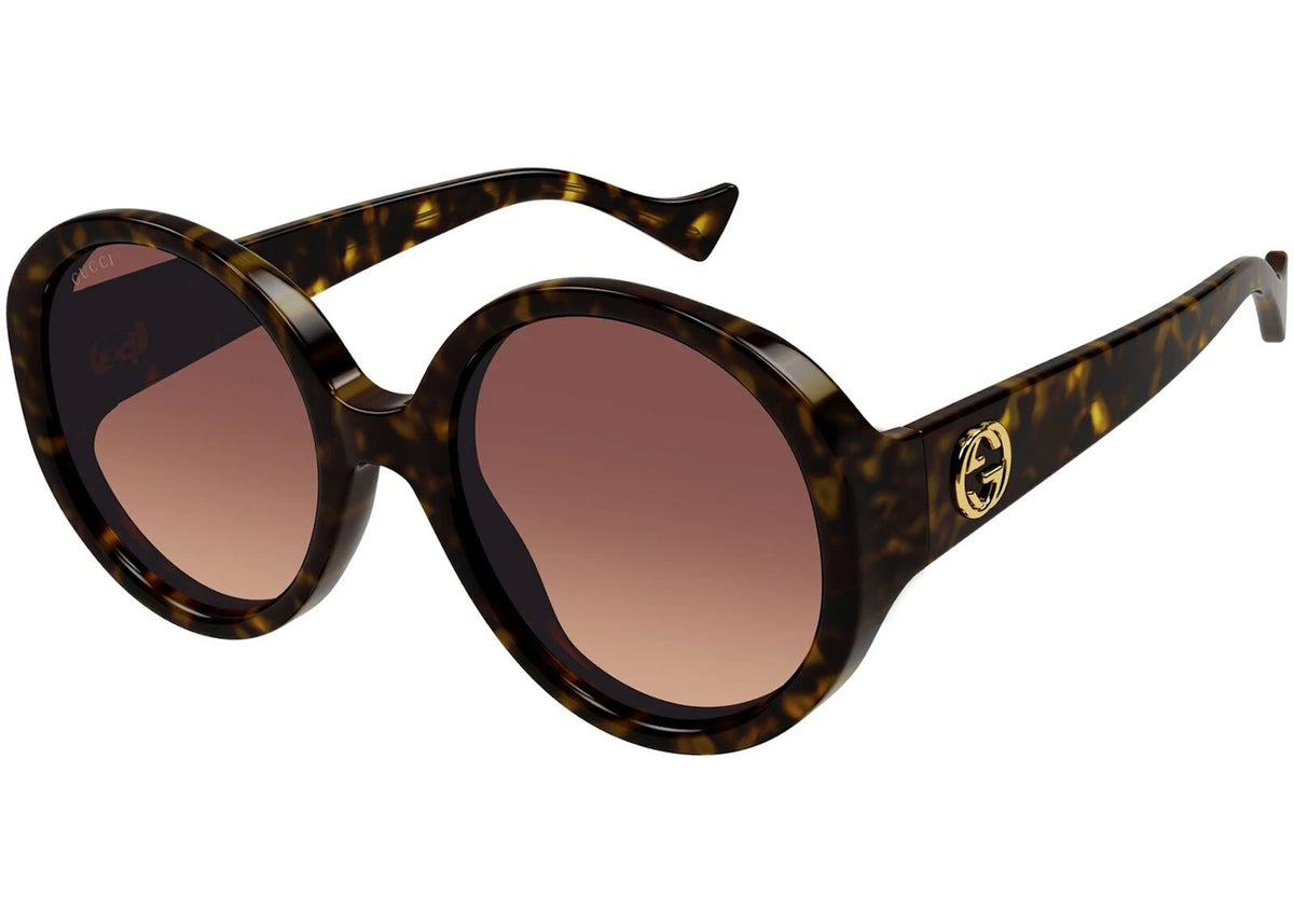 Gucci Round Sunglasses Brown (GG1256S-002-FR) - vue secondaire A