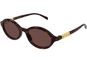 Gucci Round Sunglasses Havana Brown (GG2153S-002) - vue 360