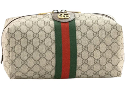 Gucci Savoy Medium Toiletry Case Beige - authentic Gucci product