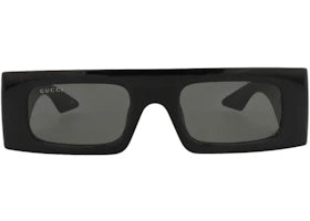Gucci Shield-Frame Injection Sunglasses Black Black Grey (GG1646S-30015324-001) - vue 360