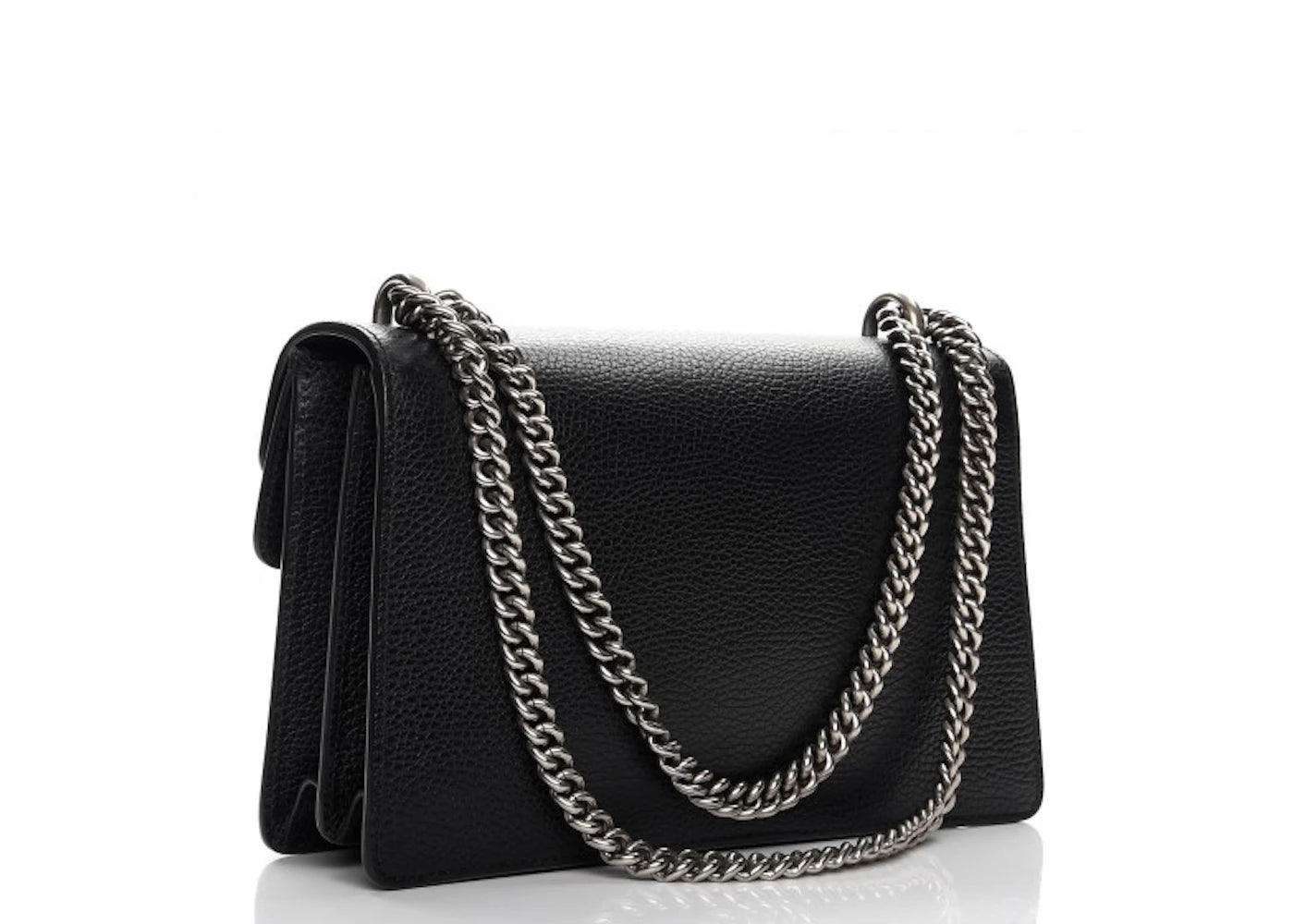 Gucci Dionysus Shoulder Bag Pebbled Calfskin Small Black - vue secondaire B