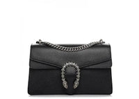 Gucci Dionysus Shoulder Bag Pebbled Calfskin Small Black