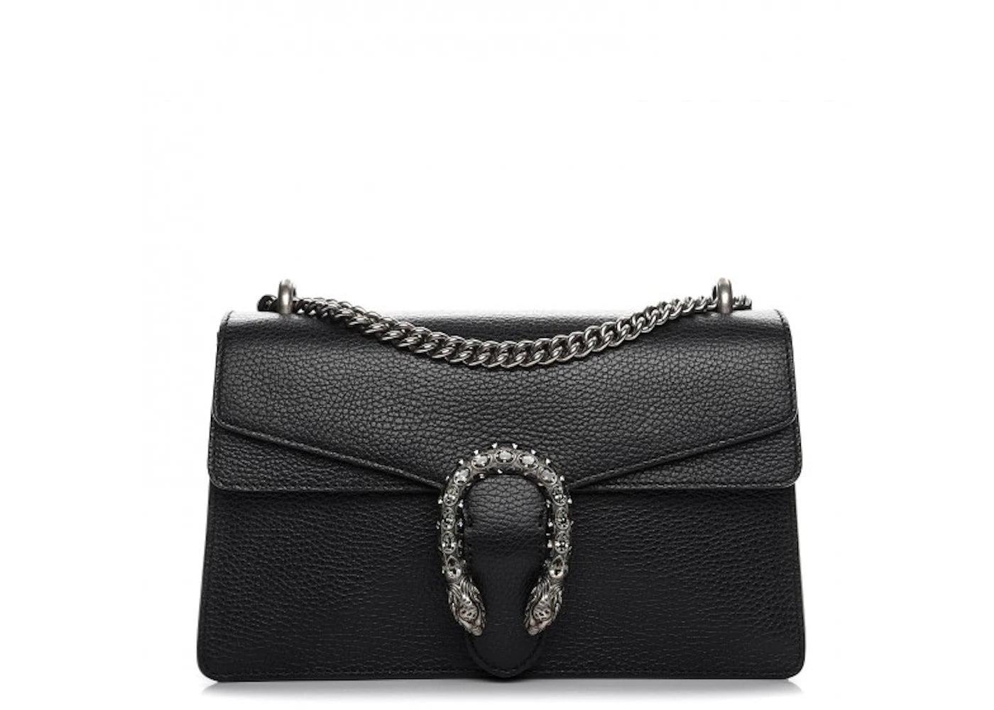 Gucci Dionysus Shoulder Bag Pebbled Calfskin Small Black - vue secondaire A