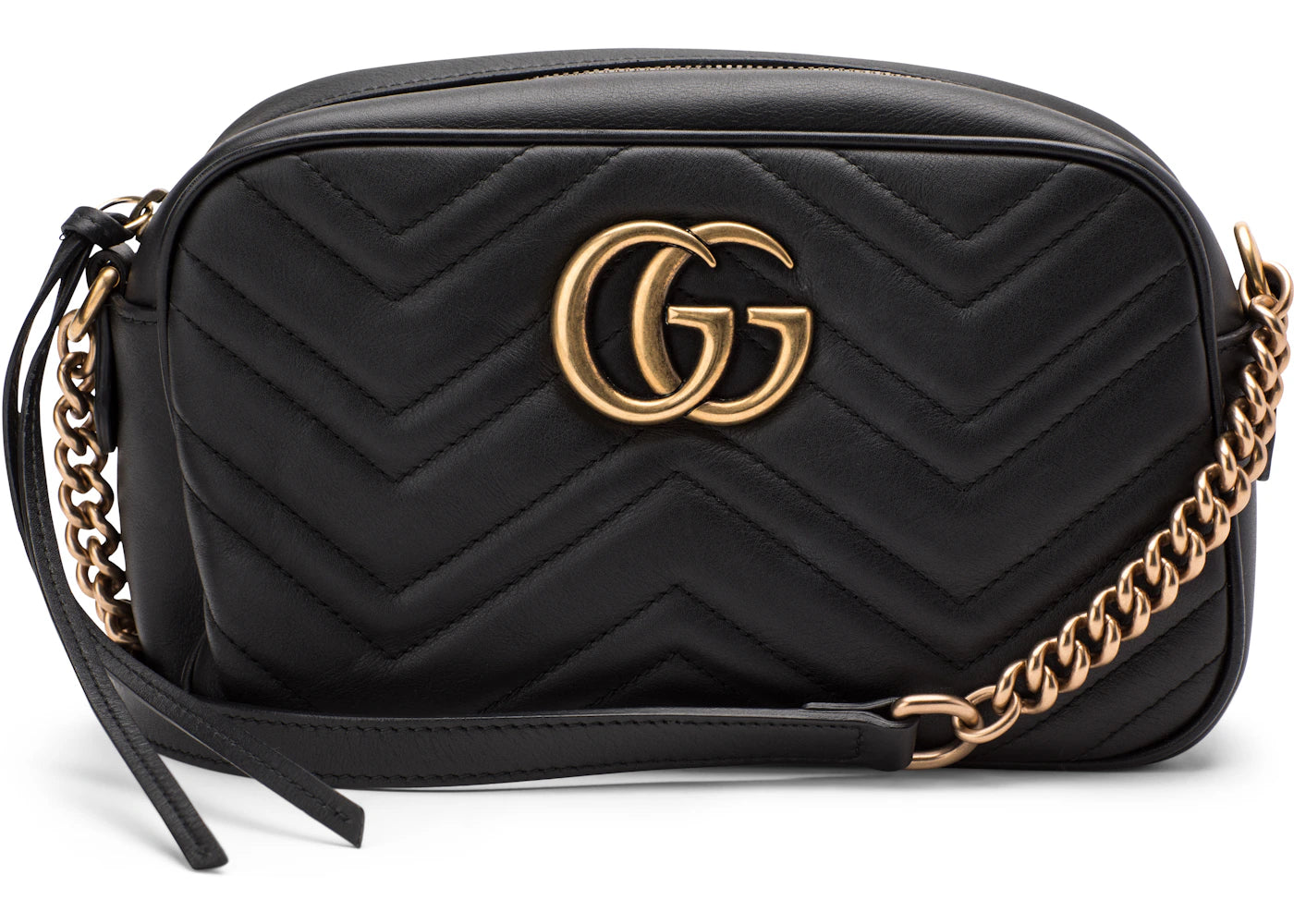 Gucci GG Marmont Camera Bag Matelasse Small Black - vue 360