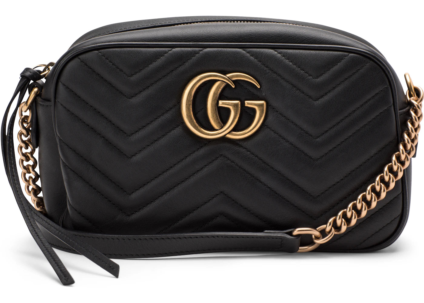 Gucci GG Marmont Camera Bag Matelasse Small Black - vue 360