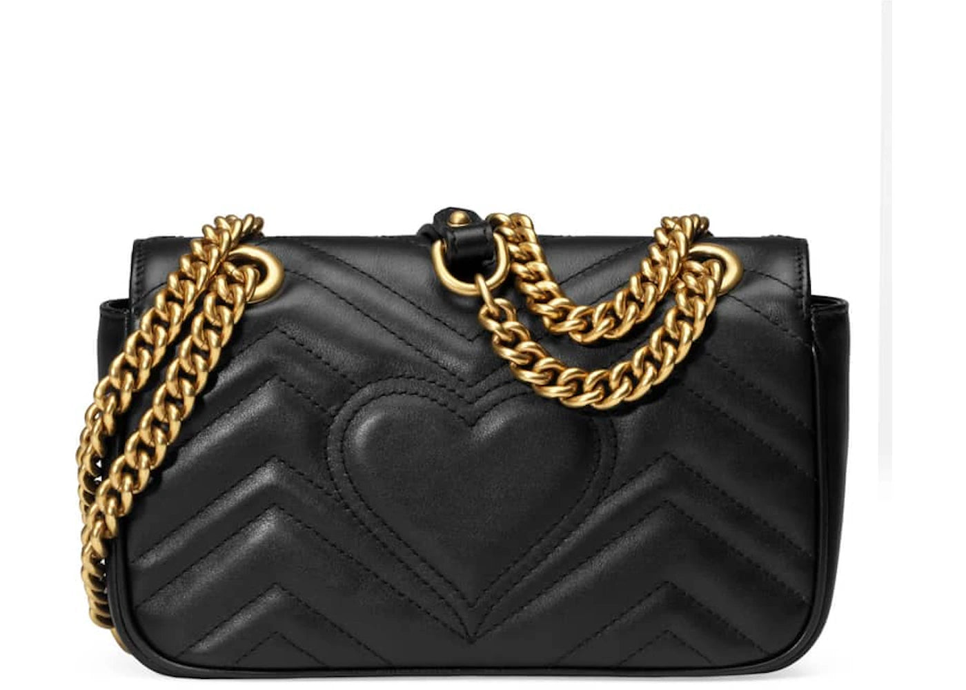 Gucci GG Marmont Matelasse Mini Black - vue secondaire A