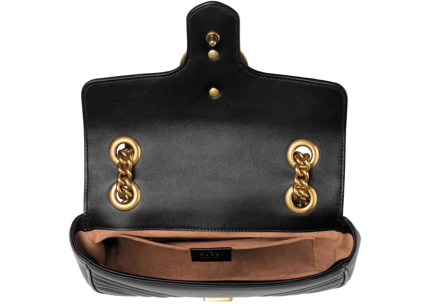 Gucci GG Marmont Matelasse Mini Black - vue secondaire B