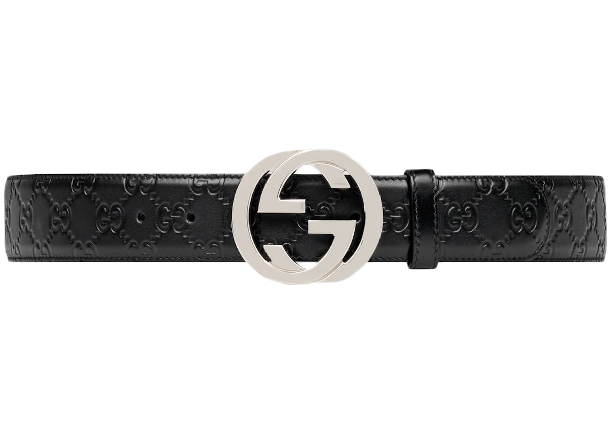 Gucci Signature Leather Belt Black - vue secondaire A