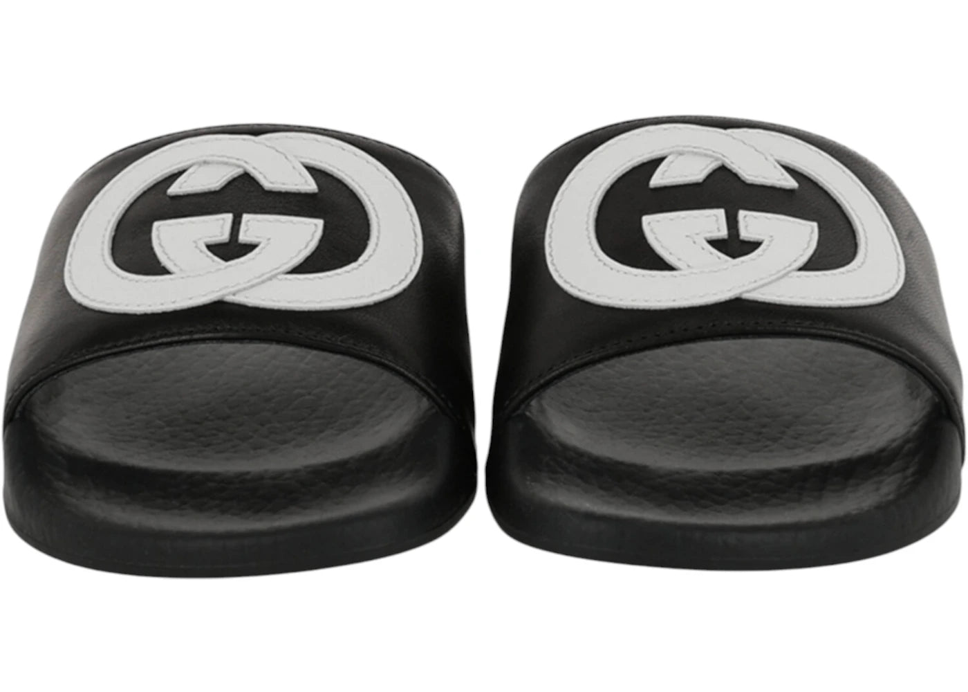 Gucci Slide Interlocking G Schwarz Weiß (Kinder)