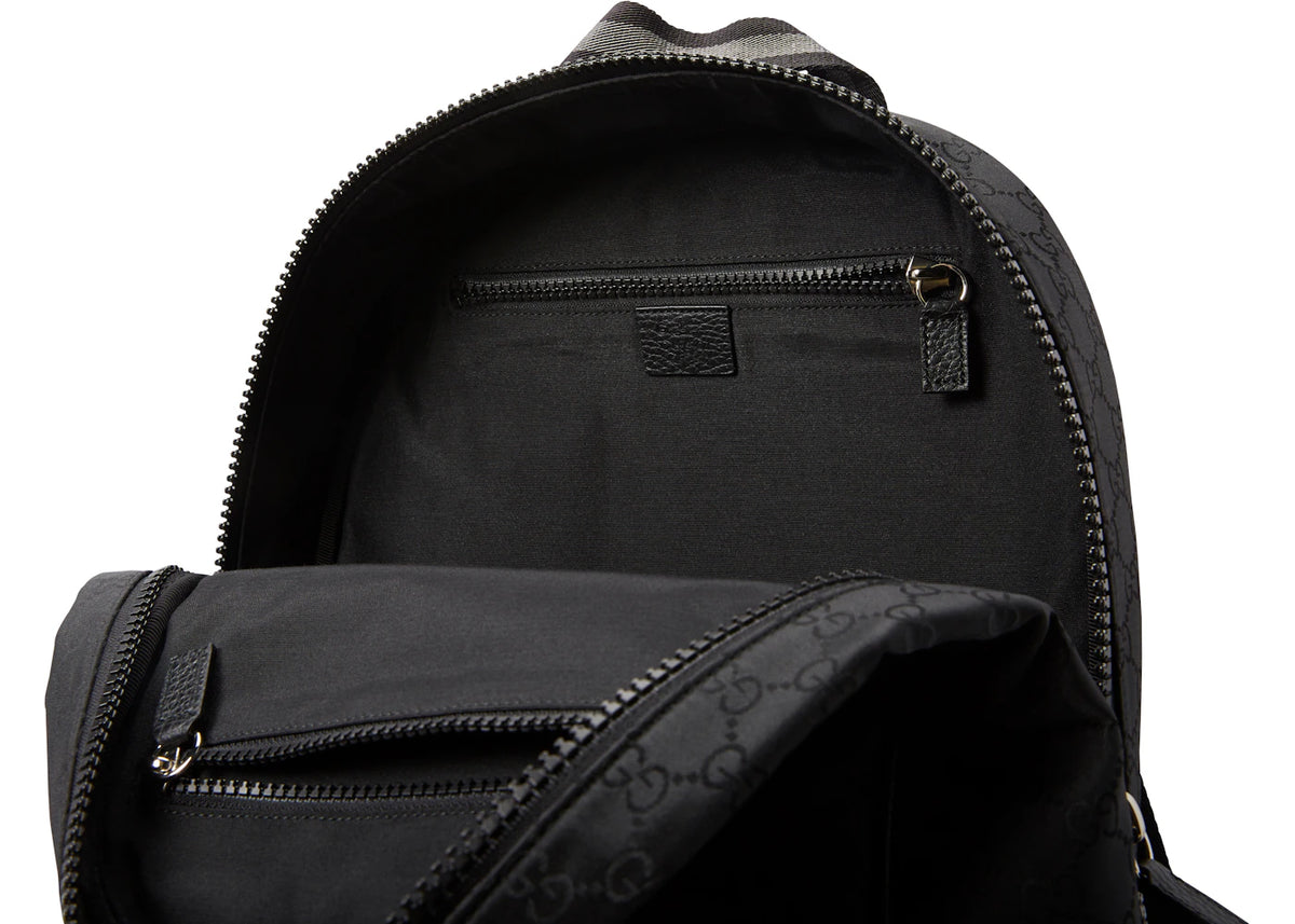 Gucci Slim Backpack GG Black - vue secondaire B