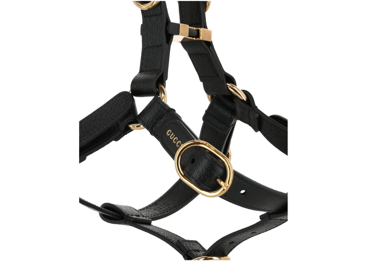 Gucci Small/Medium Pet Harness Black - vue secondaire A