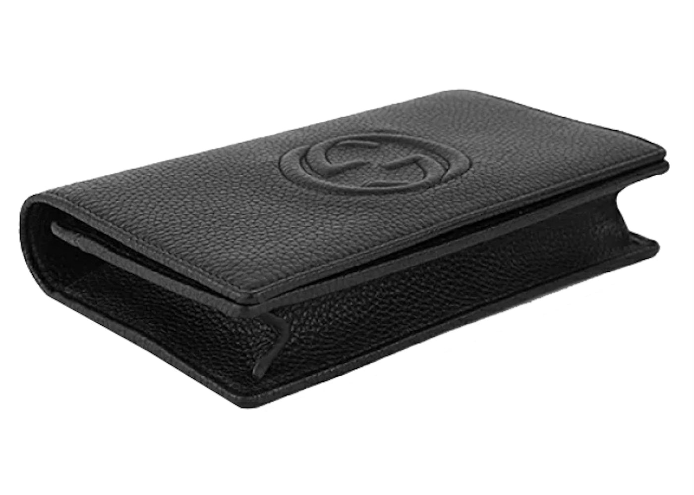 Gucci Soho Ketten-Portemonnaie Tasche Schwarz - vue secondaire A