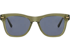 Gucci Square-Frame Acetate Sunglasses Green Green Blue (GG0910S-30010532-002) - vue 360