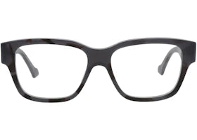 Gucci Square-Frame Recycled Acetate Optical Frames Grey Grey Transparent (GG1428O-30014479-009) - vue 360