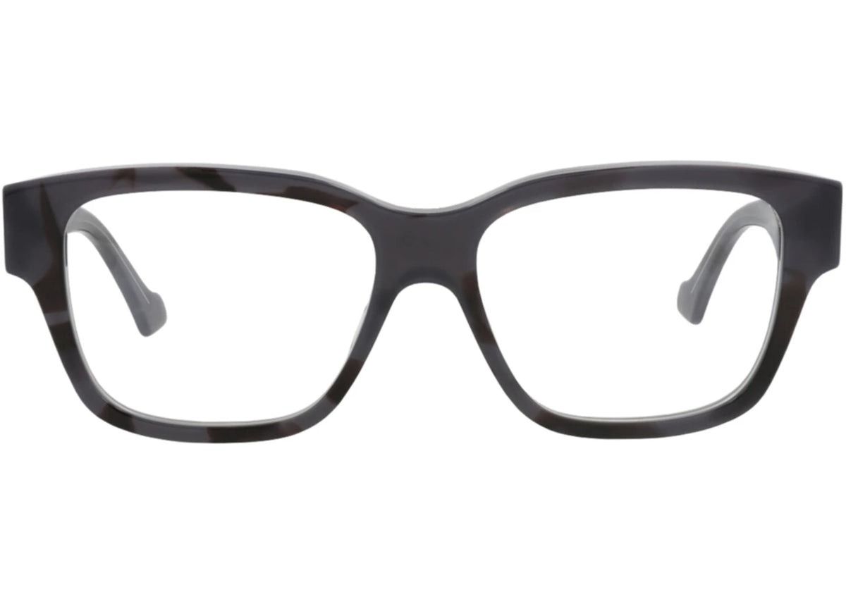 Gucci Square-Frame Recycled Acetate Optical Frames Grey Grey Transparent (GG1428O-30014479-009) - vue secondaire A