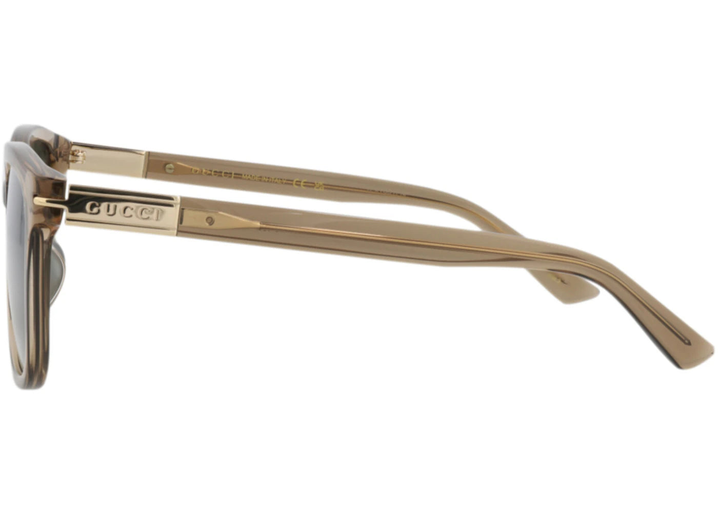 Gucci Square-Frame Recycled Acetate Sunglasses Brown Brown Green (GG1505SK-30014898-004) - vue secondaire B