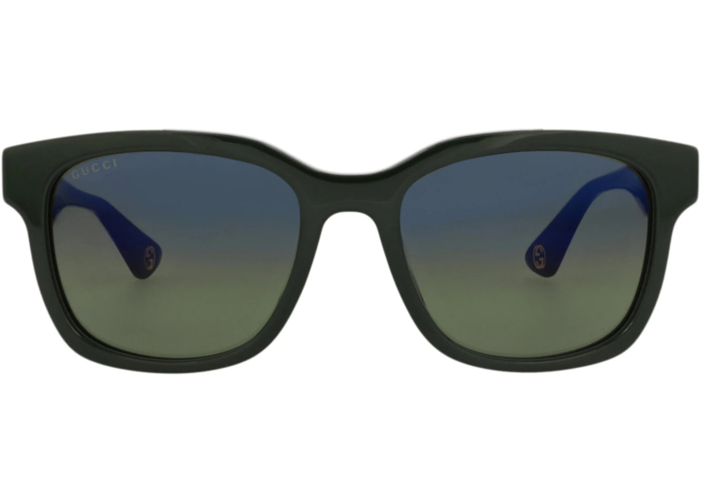 Gucci Square-Frame Recycled Acetate Sunglasses Green Green Blue (GG1639SA-30015103-003) - vue secondaire A