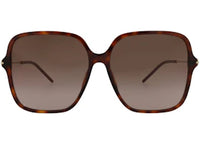 Gucci Square-Frame Recycled Acetate Sunglasses Havana Gold Brown (GG1267S-30013949-002)