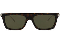 Gucci Square-Frame Recycled Acetate Sunglasses Havana/Silver/Green (GG1437S-30014438-002)