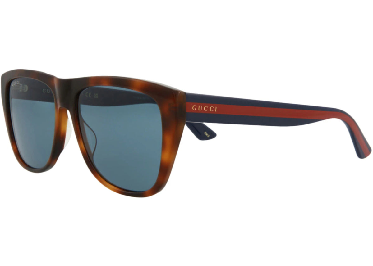 Gucci Square/Rectangle-Frame Acetate Sunglasses Havana Blue (GG0926S-30010574-002) - vue secondaire B