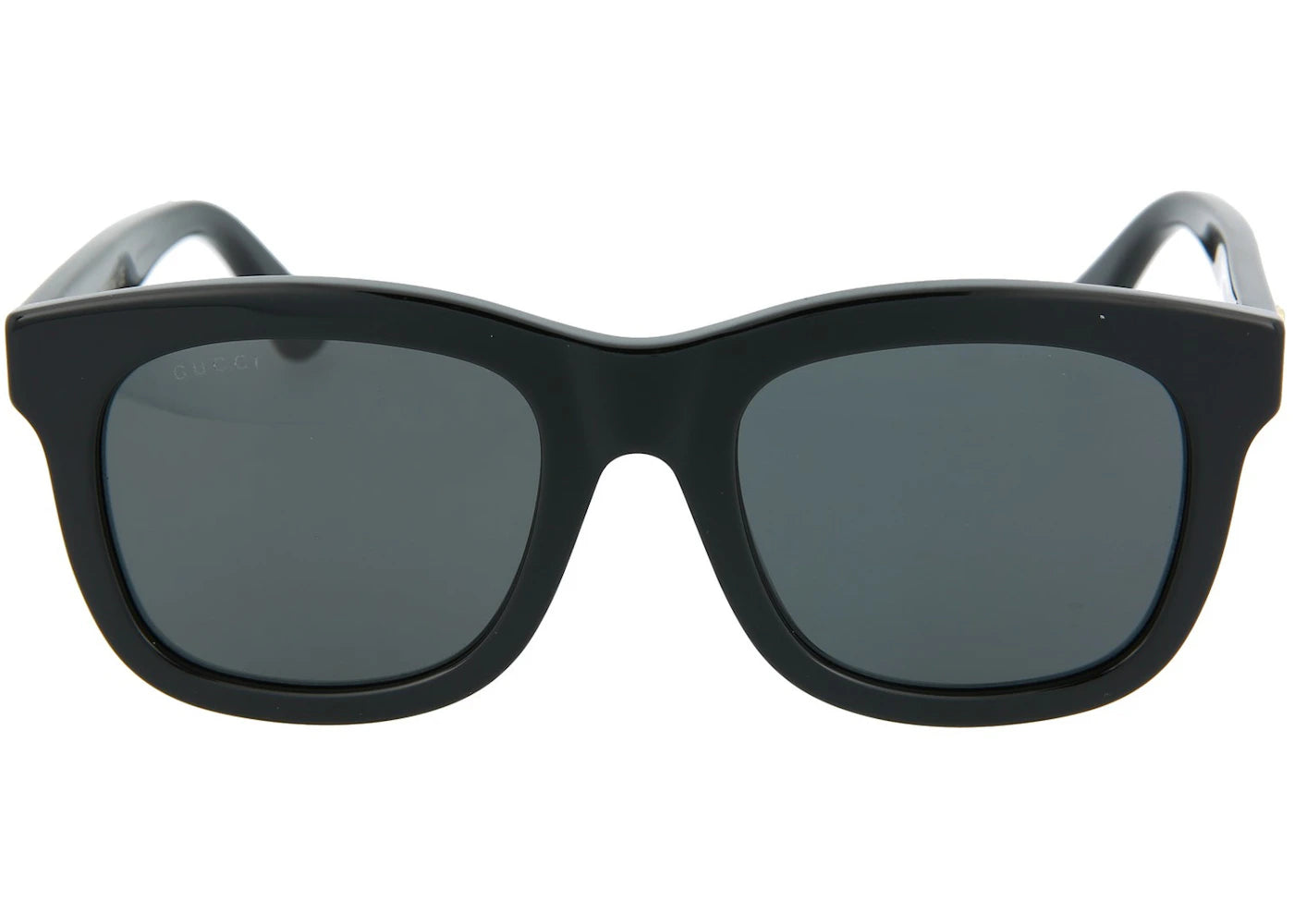 Gucci Square Rectangle Sunglasses Black/Black/Grey (GG0326S-30002857-001) - vue secondaire B