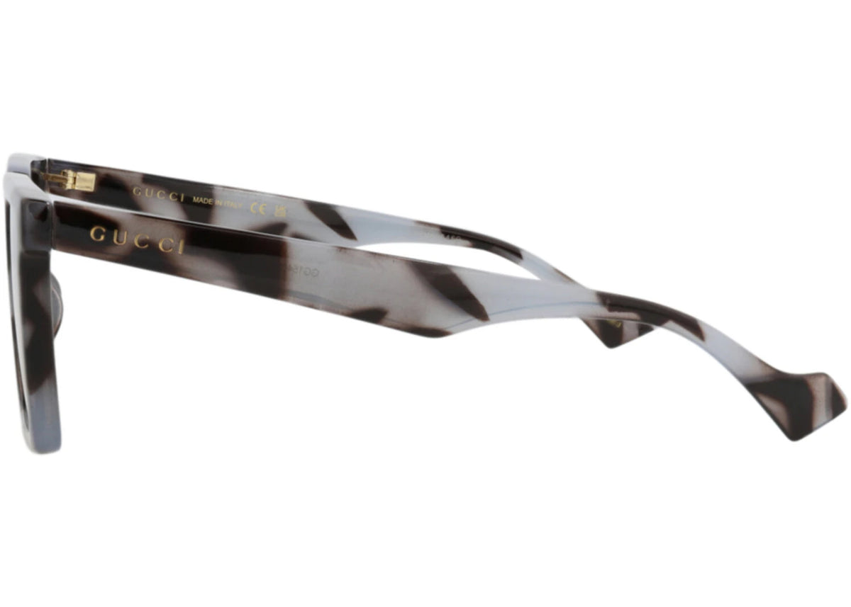 Gucci Square Rectangle Sunglasses Grey Grey Brown (GG1540S-30014817-005) - vue secondaire B