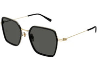 Gucci Square Sunglasses Black Gold Grey (GG1850SA-001)