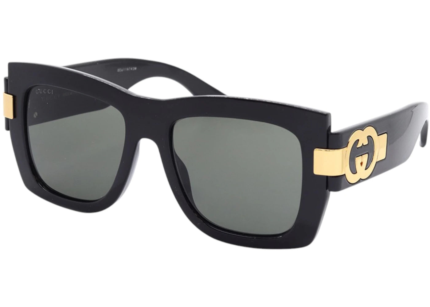 Gucci Square Sunglasses Black Grey (GG1688S-001-FR) - vue secondaire A