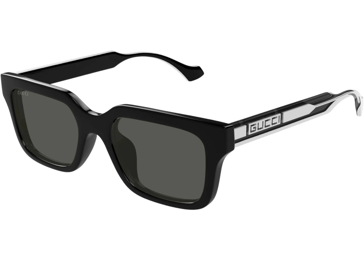 Gucci Square Sunglasses Black Grey (GG1732SK-001-55) - vue secondaire A