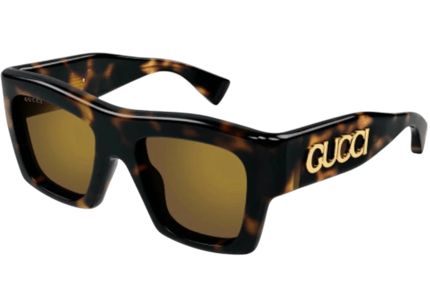 Gucci Square Sunglasses Havana (GG1772S 007) - vue secondaire A