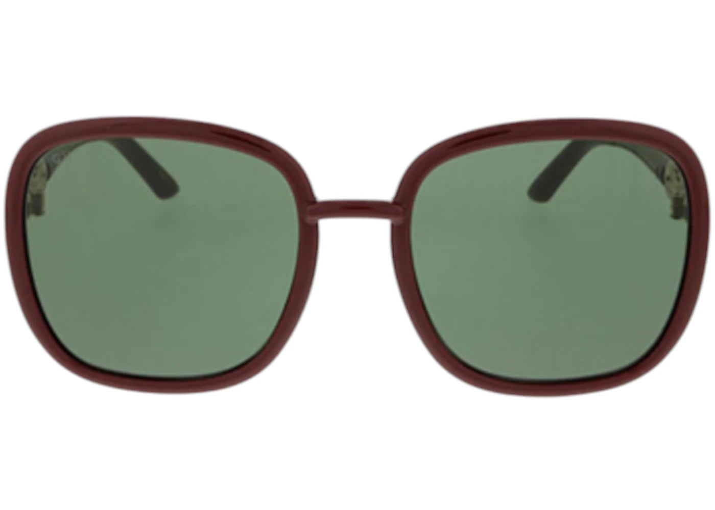 Gucci Square Sunglasses Red Green (GG0893S-003-57) - vue secondaire A