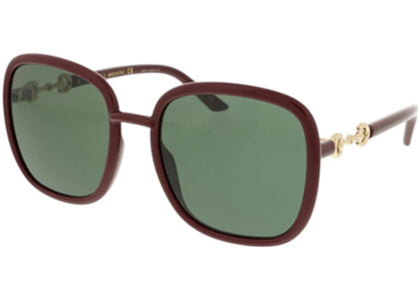 Gucci Square Sunglasses Red Green (GG0893S-003-57) - authentic Gucci product