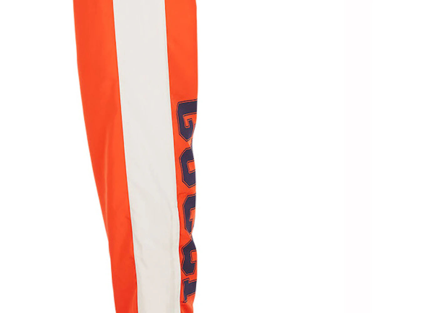 Gucci Tape Detail Track Pants Orange - vue secondaire B