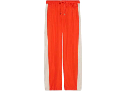 Gucci Tape Detail Track Pants Orange - authentic Gucci apparel