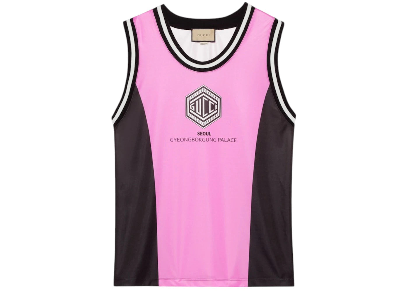 Gucci Technical Jersey Tank Top Pink - vue 360
